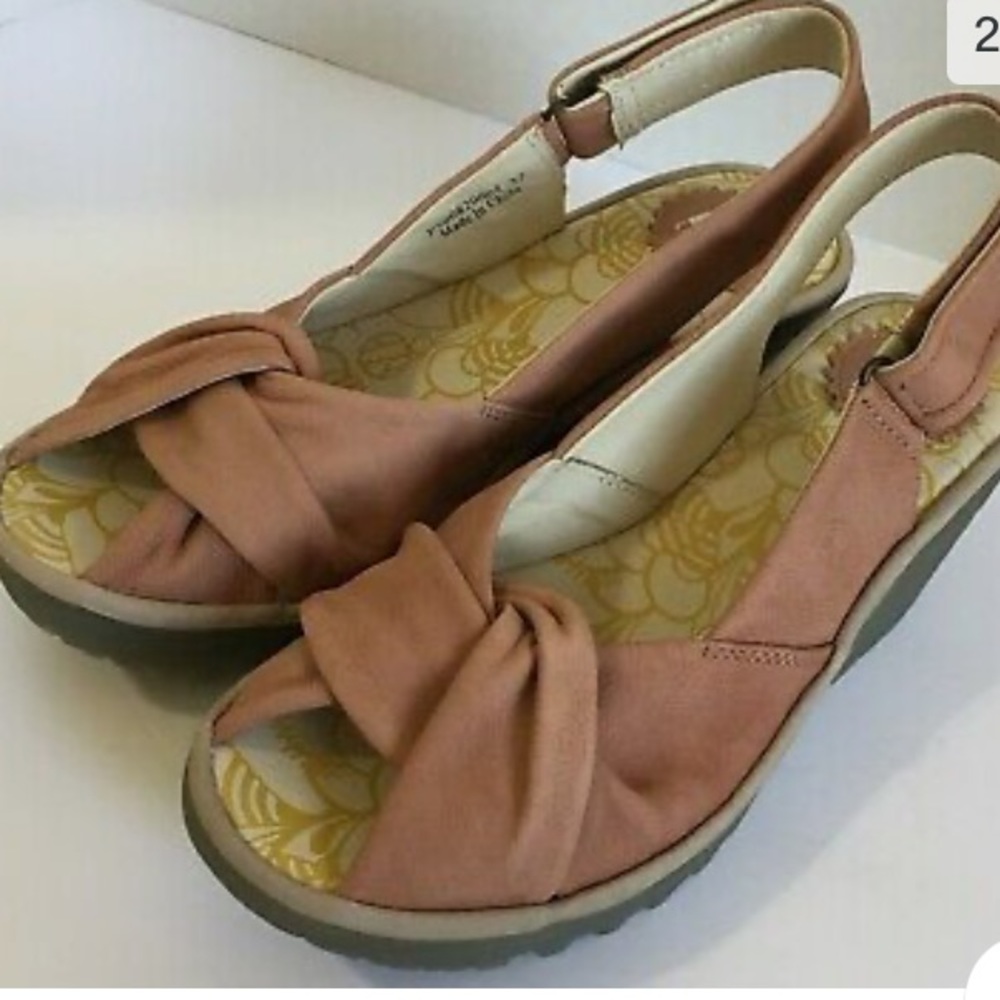 Fly London wedge sandals size 39/8 - Picture 3 of 13